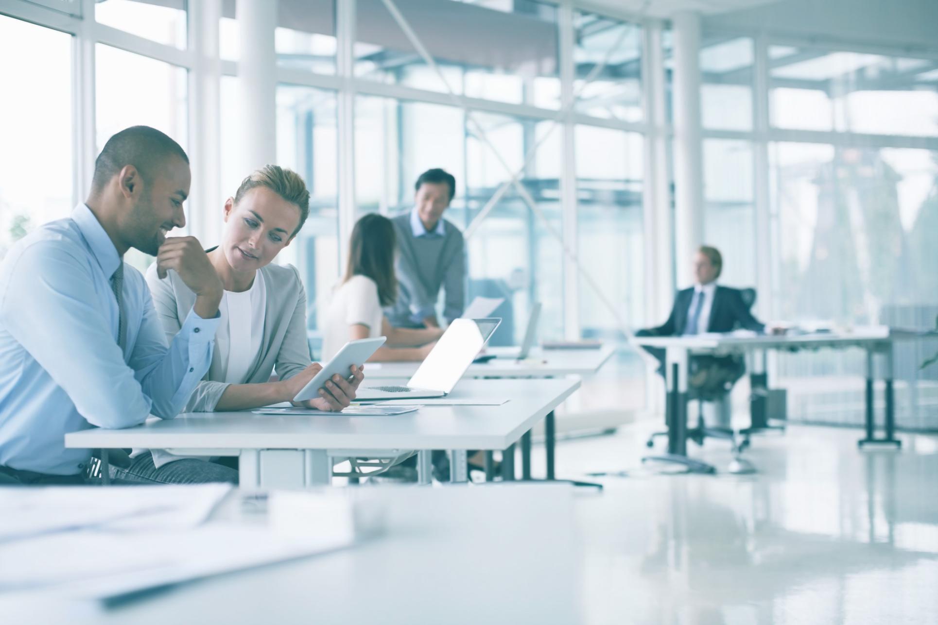 Online-Support-Team im Büro